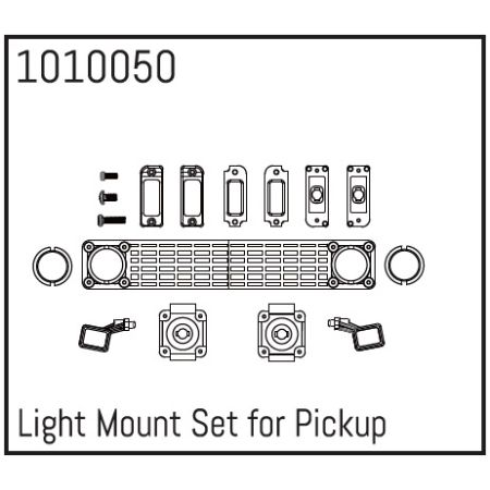 Absima Light Mount Set for Pickup