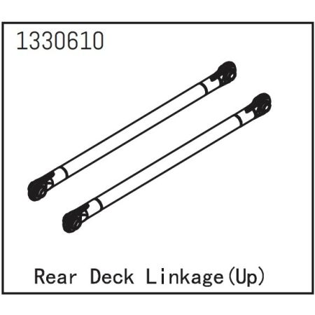 Absima Link Set Rear/Up (2) - Yucatan (AB1330610)
