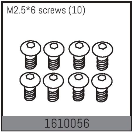 Absima M2.5*6 Screws (10) (AB1610056)