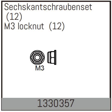 Absima M3 locknut 