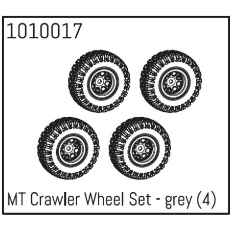 Absima MT Crawler Wheel Set - grey (4)