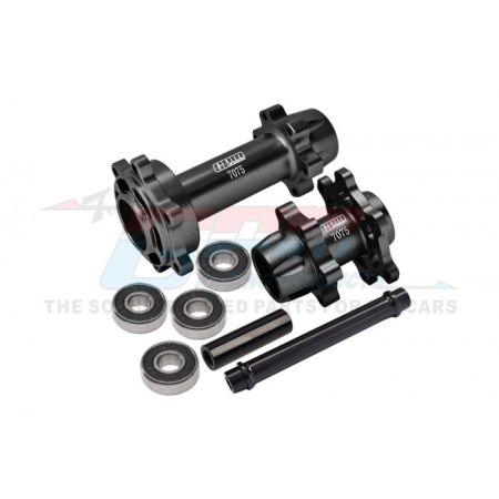 GPM Promoto MX  Aluminum 7075-T6  Front & Rear Wheel Hub Hex (Larger Inner Bearings)  (MX0067-BK)