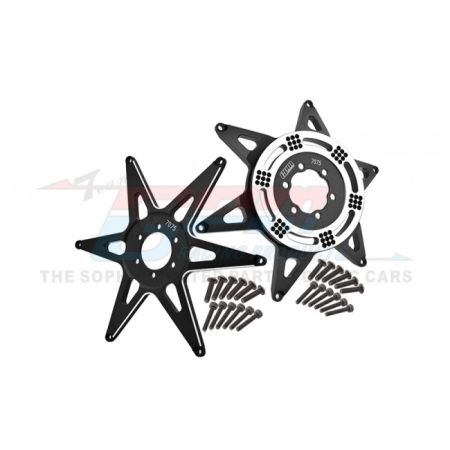 GPM Promoto MX  Aluminum 7075 Front & Rear Wheel Pattern Buckle (MX0606FR-BK)