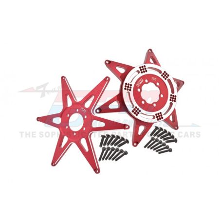 GPM Promoto MX  Aluminum 7075 Front & Rear Wheel Pattern Buckle (MX0606FR-R)