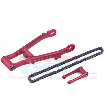 GPM Promoto MX  Aluminum 7075 Extend Swing Arm(+30Mm)+Pull Rod+Chain (MX3057-R)
