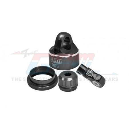 GPM Promoto MX  Aluminum 7075 Shock Cap And Shock End Set (MXDP-BK)