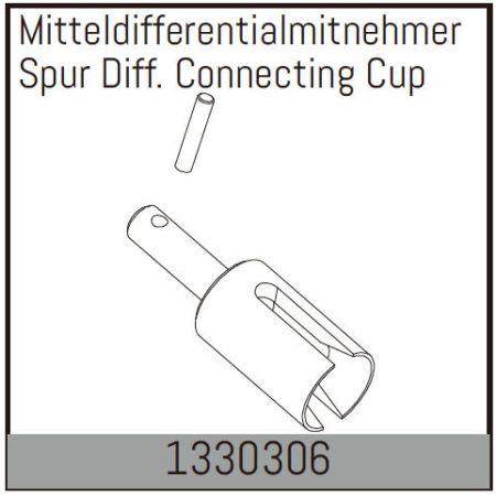 Absima Spur Diff. Connecting Cup