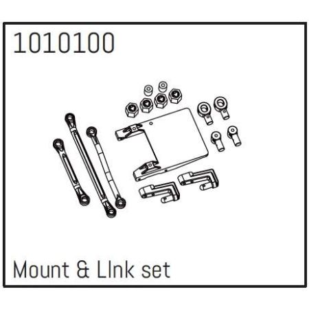 Absima Mount & Link Set - PRO Crawler 1:18