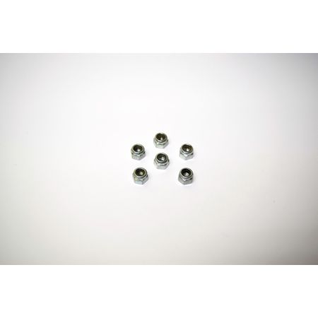Absima Nylon Lock Nut M4 (6) AB2.8 BL
