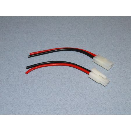 Logic RC Tamiya Connector Set w/14AWG Sil.Le