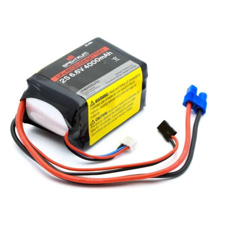 Spektrum 4000mAh 2S 6.6V Li-Fe Receiver Battery (O-SPMB4000LFRX)