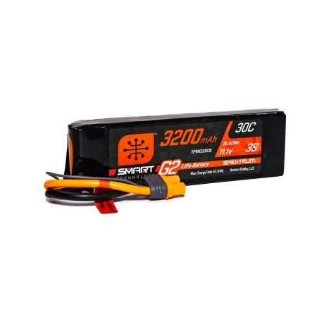 Spektrum 3200mAh 3S 11.1V SMART G2 30C IC3 (O-SPMX323S30)