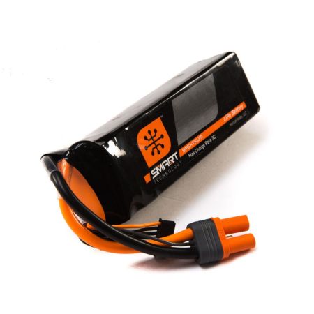 Spektrum 5000mah 6S 22.2V Smart LiPo 30C; IC5 (O-SPMX50006S30)
