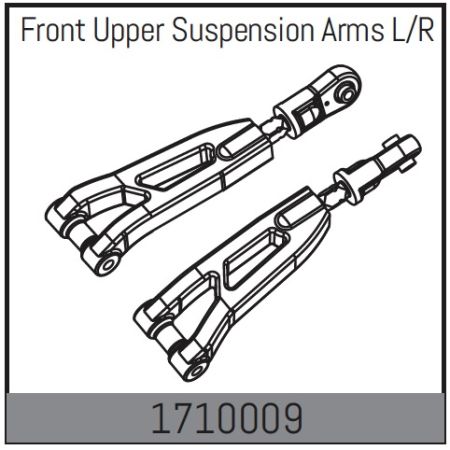 Absima Front Upper Suspension Arms L/R (AB1710009)