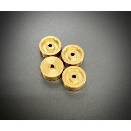 Absima Optional Brass Wheel Hex Hubs 11g - PRO Crawler (4)