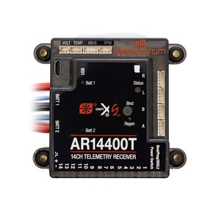 Spektrum AR14400T 14 Channel PowerSafe Telemetry Receiver (P-SPMAR14400T)