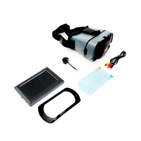 Spektrum 4.3 FPV Video Monitor with DVR and Headset (P-SPMVM435C)