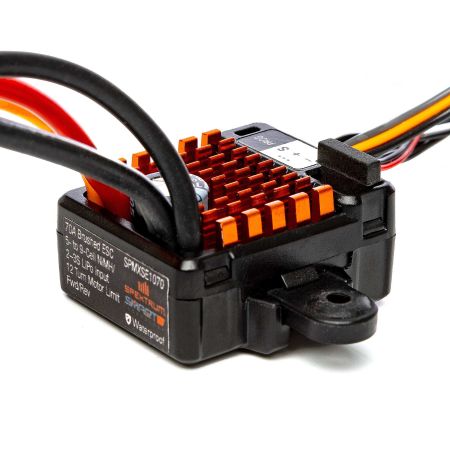 Spektrum Firma 70A Brushed Smart Waterproof ESC, 2S-3S: IC3 (P-SPMXSE1070)