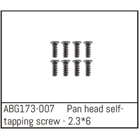 Absima Pan Head Screw M2.3*6 (8) (ABG173-007)
