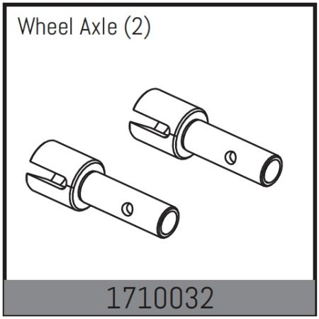 Absima Wheel AXLe (2) (AB1710032)