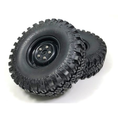 Absima Wheel Set Crawler "Standard Sponge" 114mm 1:10 (2)