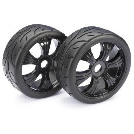Absima Wheel Set LP Buggy "Street" black 1:8 (2) Absima Wheel Set LP Buggy "Street" black 1:8 (2)