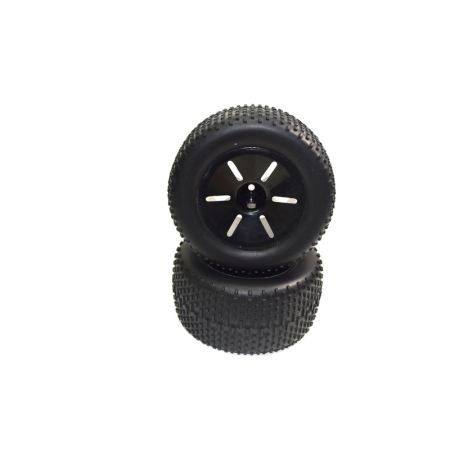 Absima Wheel Set glued (2) AT2.4 RTR/BL/KIT