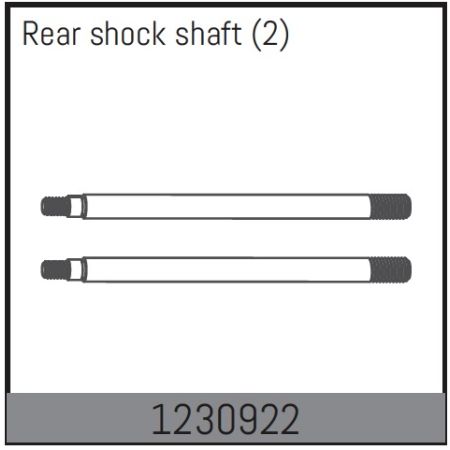 Absima Rear Shock Shaft (2) (AB1230922)