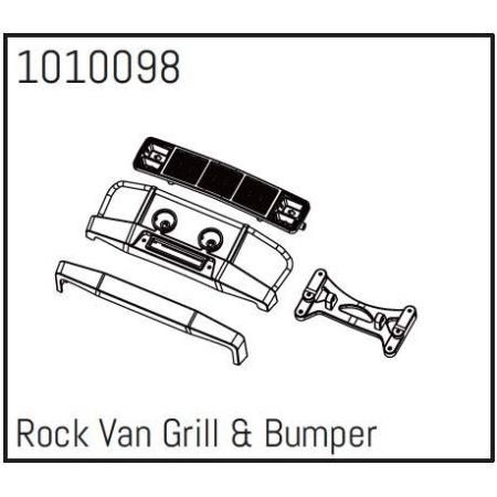 Absima Rock Van Grill & Bumper - PRO Crawler 1:18