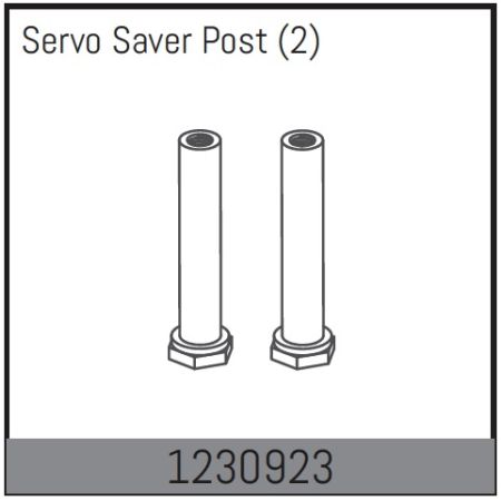 Absima Servo Saver Post (2) (AB1230923)