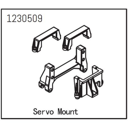Absima Servo Mount