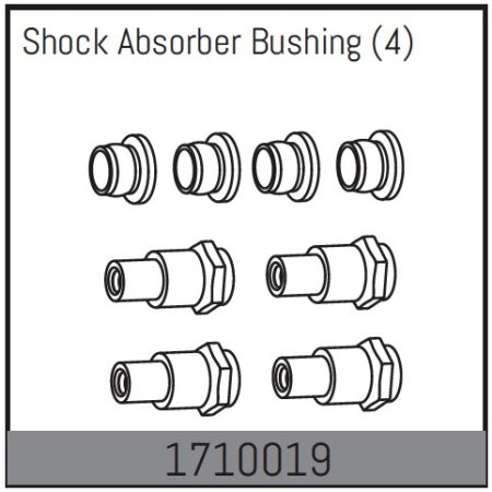 Absima Shock Absorber Bushing (4) (AB1710019)