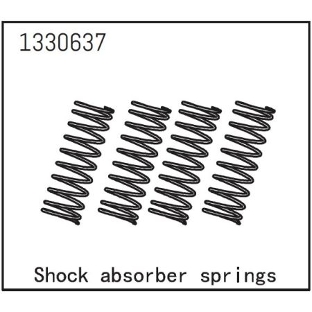Absima Shock Absorber Springs  (4) - Yucatan (AB1330637)