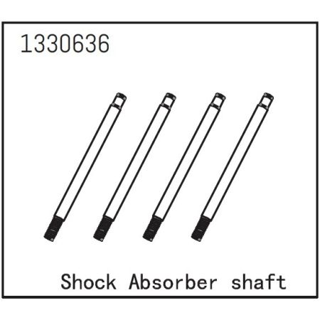 Absima Shock Absorber Shaft (4) - Yucatan (AB1330636)