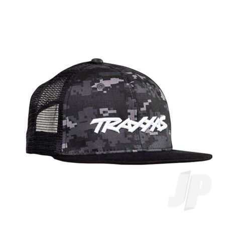 Traxxas Traxxas Logo Hat Flat Bill Black Digital Camouflage Osfa (TRX1184-CAMO)