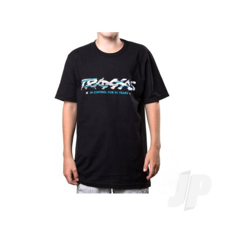 Traxxas Black Sliced Tee Youth Large (TRX1391-L)