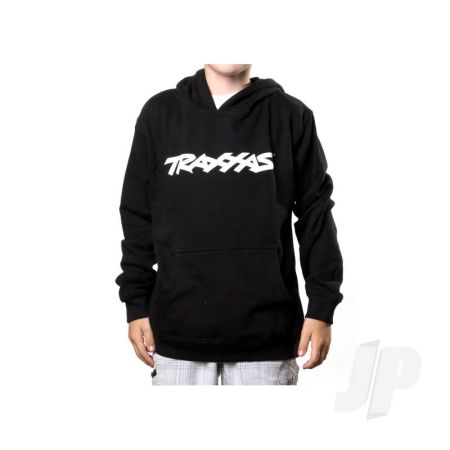 Traxxas Logo Hoodie Black Youth Large (TRX1397-L)