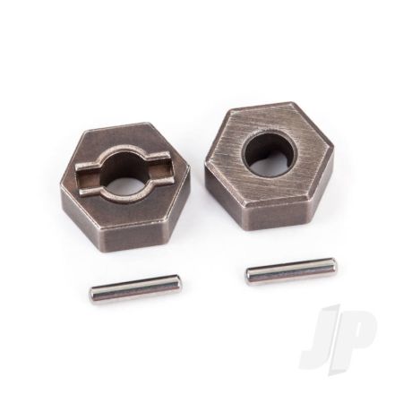 Traxxas Wheel Hubs, Hex (Steel) (4)/ Axle Pins (4) (TRX1654R)