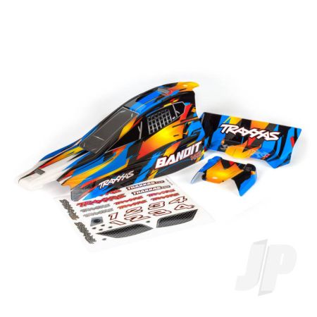 Traxxas Body, Bandit Vxl, Blue/ Wing (Painted, Decals Applied) (TRX2436X)