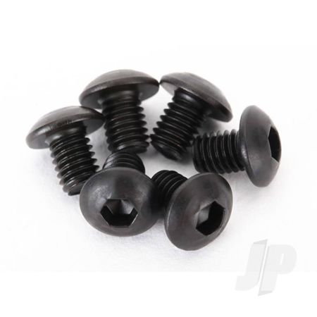Traxxas Screws, 3X4Mm Button-Head Machine (Hex Drive) (6 Pcs) (TRX2515)