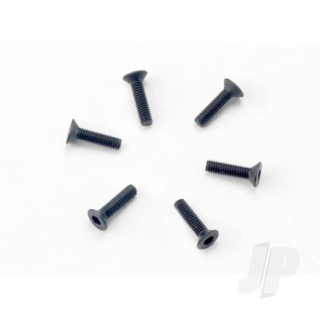 Traxxas Screws, 2.5X10Mm Countersunk Machine (Hex Drive) (6 Pcs) (TRX2523)