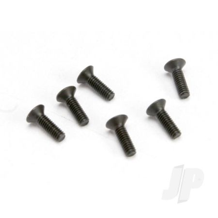 Traxxas Screws, 2.5X8Mm Countersunk Machine (Hex Drive) (6 Pcs) (TRX2524)