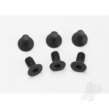 Traxxas Screws, 3X6Mm Countersunk Machine (6 Pcs) (Hex Drive) (TRX2534)