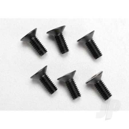 Traxxas Screws, 4X10Mm Countersunk Machine (Hex Drive) (6 Pcs) (TRX2535)