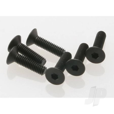Traxxas Screws, 4X15Mm Countersunk Machine (Hex Drive) (6 Pcs) (TRX2546)