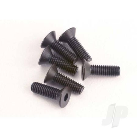 Traxxas Screws, 3X10Mm Countersunk Machine (6 Pcs) (Hex Drive) (TRX2551)