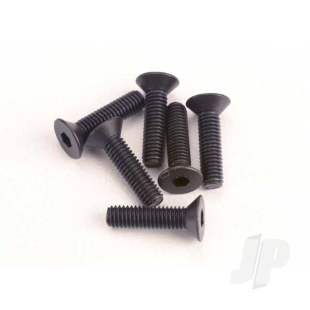 Traxxas Screws, 3X12Mm Countersunk Machine (6 Pcs) (Hex Drive) (TRX2552)