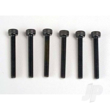 Traxxas Header Screws, 3X23Mm Cap Hex Screws (6 Pcs) (TRX2556)