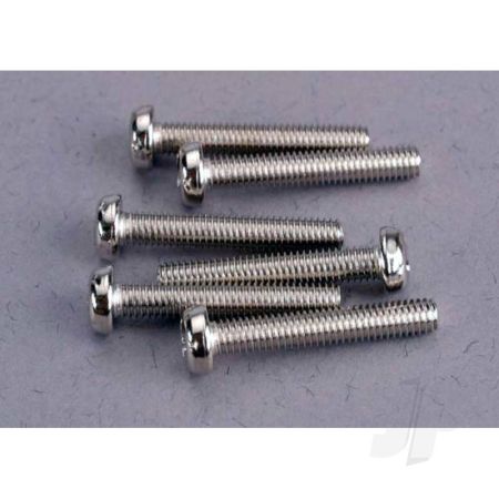 Traxxas Screws, 3X18Mm Roundhead Machine (6 Pcs) (TRX2565)