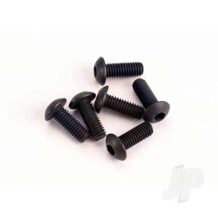 Traxxas Screws, 3X8Mm Button-Head Machine (Hex Drive) (6 Pcs) (TRX2576)
